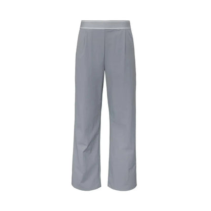 New Outdoor Running Sports Pants, Straight-Leg Loose,Light, Elastic, Quick-Dryingfitness Pants, Pocket Workwear, Casualpants Womenswear Bottom